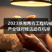 2023浙湘两省工程机械产业链对接活动在杭举行(图2) 2023浙湘两省工程机械产业链对接活动在杭举行(图2)