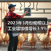 2023年3月份规模以上工业增加值增长3.9%