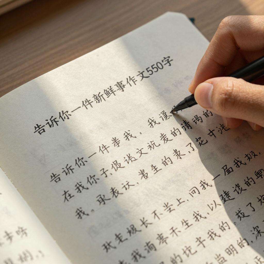 告诉你一件新鲜事作文550字 告诉你一件新鲜事作文550字第二张图