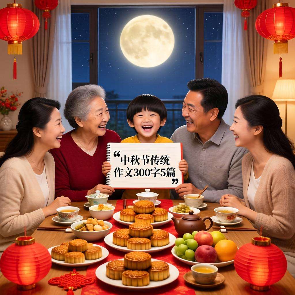 中秋节传统作文300字5篇 中秋节传统作文300字5篇第二张图