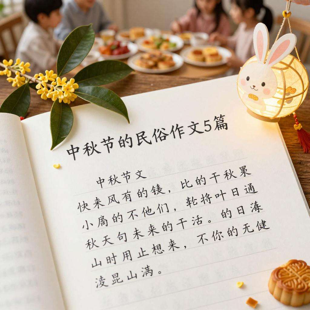 中秋节的民俗作文5篇第三张图