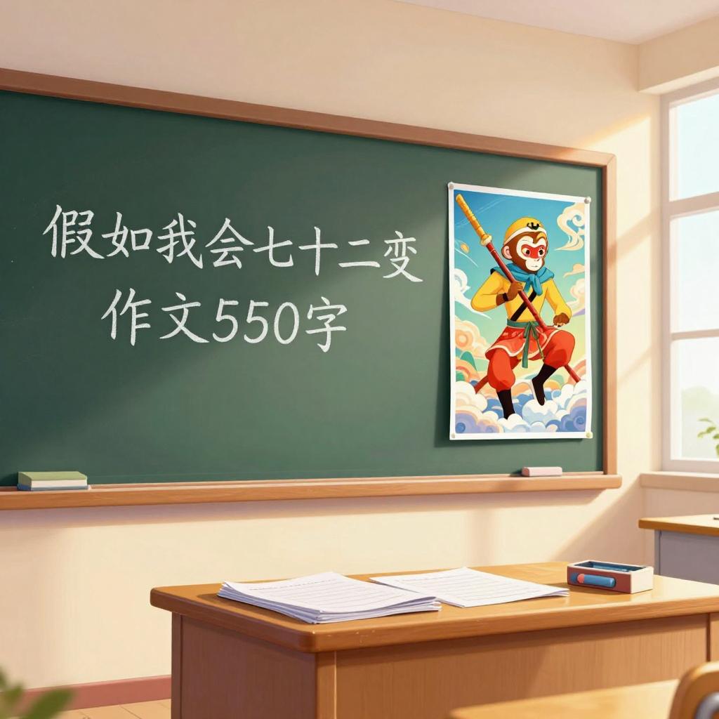 假如我会七十二变作文550字 假如我会七十二变作文550字第二张图