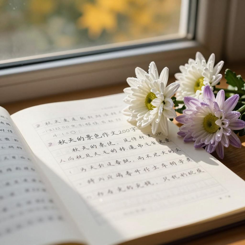 秋天的景色作文200字(精选5篇) 秋天的景色作文200字(精选5篇)第一张图