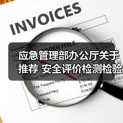 应急管理部办公厅关于推荐 安全评价检测检验技术支撑专家的通知(图1) 应急管理部办公厅关于推荐 安全评价检测检验技术支撑专家的通知(图1)