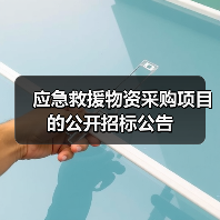 应急救援物资采购项目的公开招标公告(图3) 应急救援物资采购项目的公开招标公告(图3)