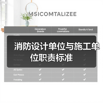 消防设计单位与施工单位职责标准(图3) 消防设计单位与施工单位职责标准(图3)