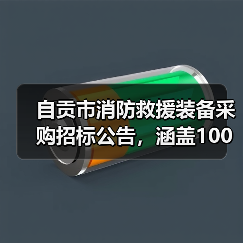 自贡市消防救援装备采购招标公告,涵盖100+种设备清单(图4) 自贡市消防救援装备采购招标公告,涵盖100+种设备清单(图4)