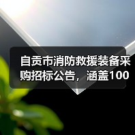 自贡市消防救援装备采购招标公告,涵盖100+种设备清单(图3) 自贡市消防救援装备采购招标公告,涵盖100+种设备清单(图3)