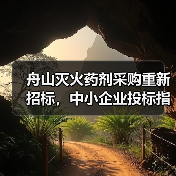 舟山灭火药剂采购重新招标，中小企业投标指南（图3）