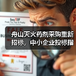 舟山灭火药剂采购重新招标，中小企业投标指南（图1）