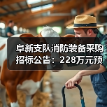 阜新支队消防装备采购招标公告:228万元预算引关注(图1) 阜新支队消防装备采购招标公告:228万元预算引关注(图1)