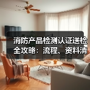 消防产品检测认证送检全攻略:流程、资料清单与注意事项(图3) 消防产品检测认证送检全攻略:流程、资料清单与注意事项(图3)
