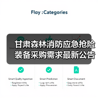 甘肃森林消防应急抢险装备采购需求最新公告(图3) 甘肃森林消防应急抢险装备采购需求最新公告(图3)