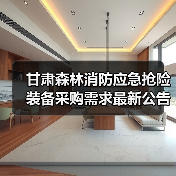 甘肃森林消防应急抢险装备采购需求最新公告(图1) 甘肃森林消防应急抢险装备采购需求最新公告(图1)