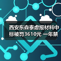 西安东森泰虚报材料中标被罚3610元 一年禁政府采购(图2) 西安东森泰虚报材料中标被罚3610元 一年禁政府采购(图2)