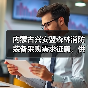 内蒙古兴安盟森林消防装备采购需求征集，供应商如何参与？（图3）