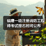 福建一级注册消防工程师考试报名时间公布(图3) 福建一级注册消防工程师考试报名时间公布(图3)