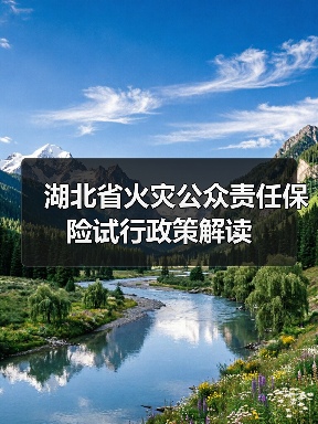 湖北省火灾公众责任保险试行政策解读（图4）