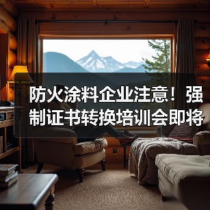 防火涂料企业注意！强制证书转换培训会即将召开