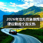 2026年地方应急指挥部建设新规全面实施(图2) 2026年地方应急指挥部建设新规全面实施(图2)