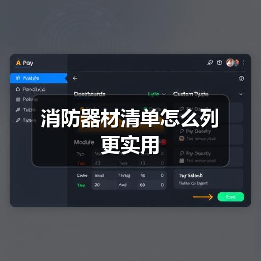 消防器材清单怎么列更实用
