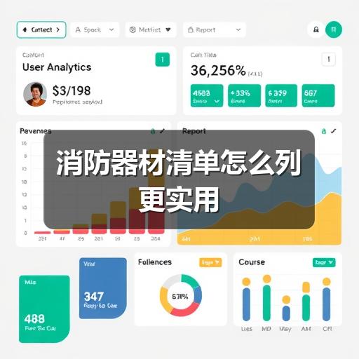 消防器材清单怎么列更实用