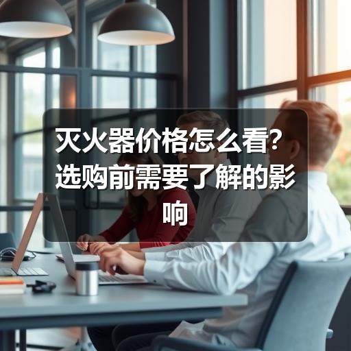 灭火器价格怎么看？选购前需要了解的影响因素