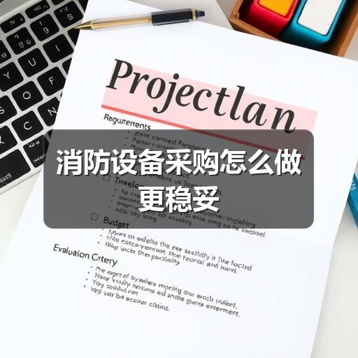 消防设备采购怎么做更稳妥