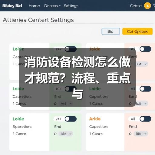 消防设备检测怎么做才规范?流程、重点与常见误区说明