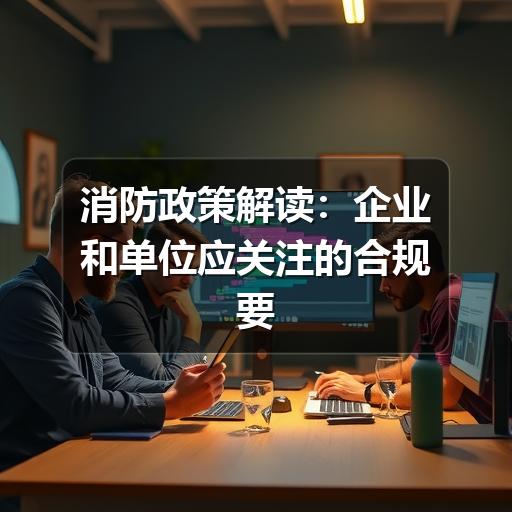 消防政策解读:企业和单位应关注的合规要点