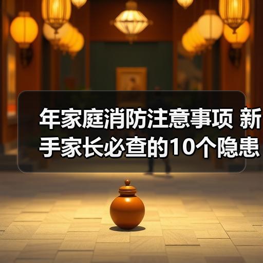 年家庭消防注意事项 新手家长必查的10个隐患角落