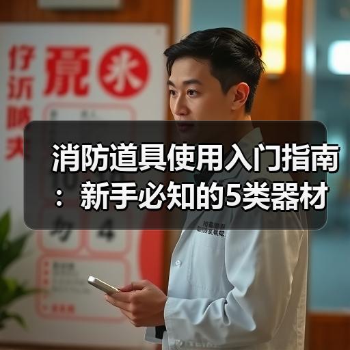 消防道具使用入门指南：新手必知的5类器材操作规范