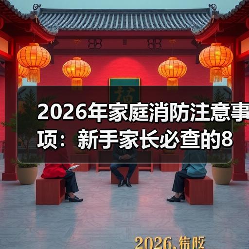 2026年家庭消防注意事项：新手家长必查的8个隐患角落