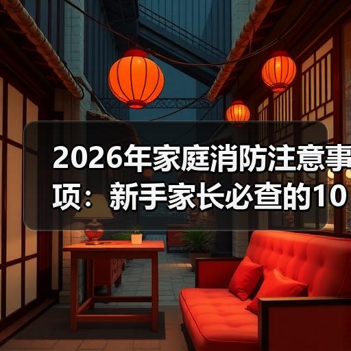 2026年家庭消防注意事项：新手家长必查的10个隐患盲区